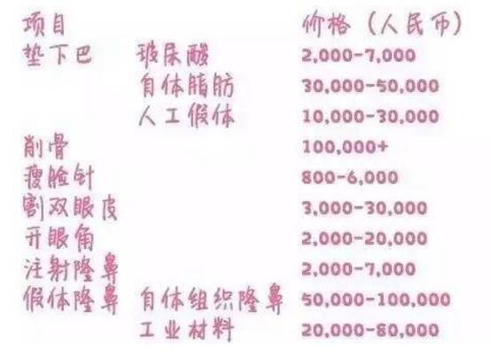 整容费用详解，多少钱才是你心中的价位？