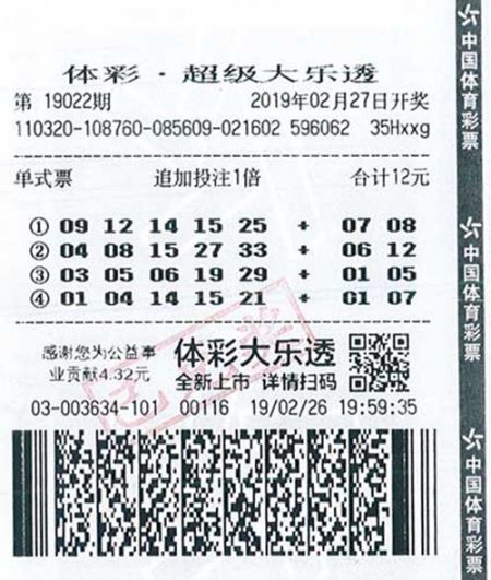 体彩超级大乐透购买规则详解
