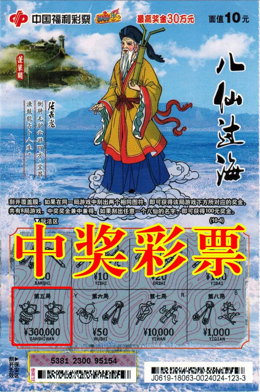 揭秘体彩P3八仙过海两码必中奥秘