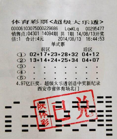 大乐透2014014，一次彩票的奇迹与人生的思考