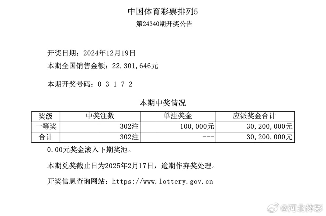 彩宝贝，排列三开奖公告详解