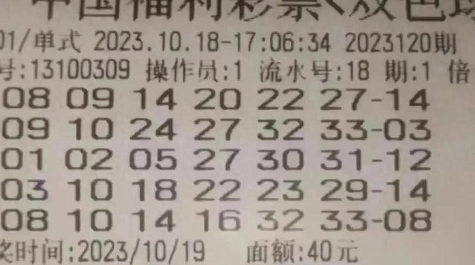 双色球第114期开奖结果及历史记录分析