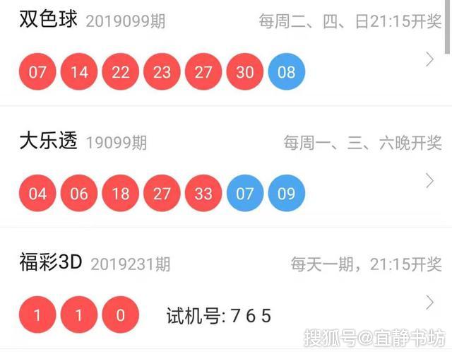 双色球97期历史开奖结果回顾与数据分析