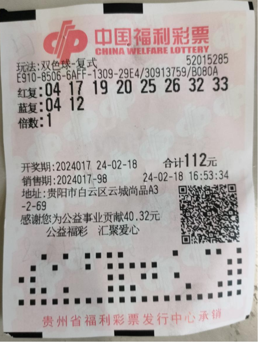 中国福利彩票双色球中奖查询结果揭晓，双色球中了，幸运降临！